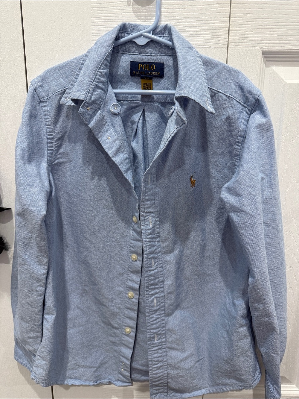 Polo by Ralph Lauren Light Blue Oxford Button-Down Shirt with Pony Logo